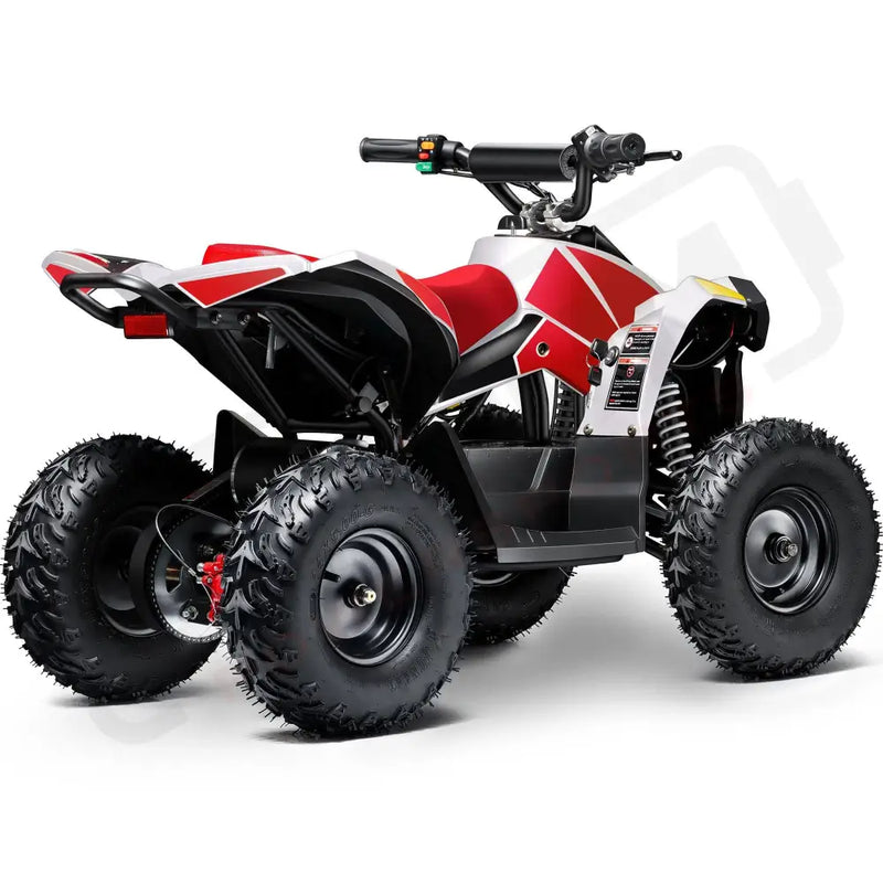 MotoTec E - Bully 36v 1000w ATV White - Lithium Powersports