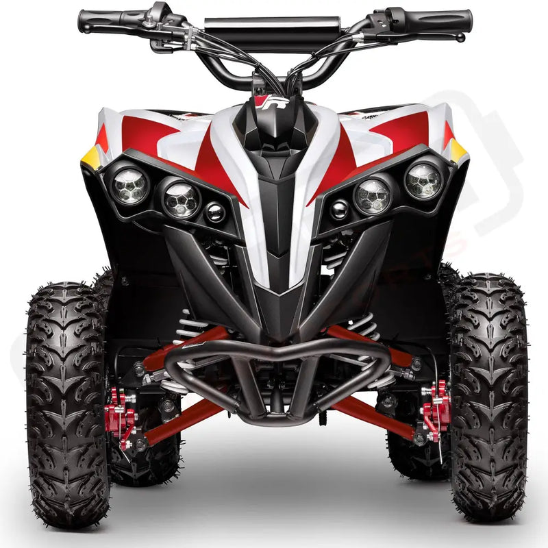 MotoTec E - Bully 36v 1000w ATV White - Lithium Powersports