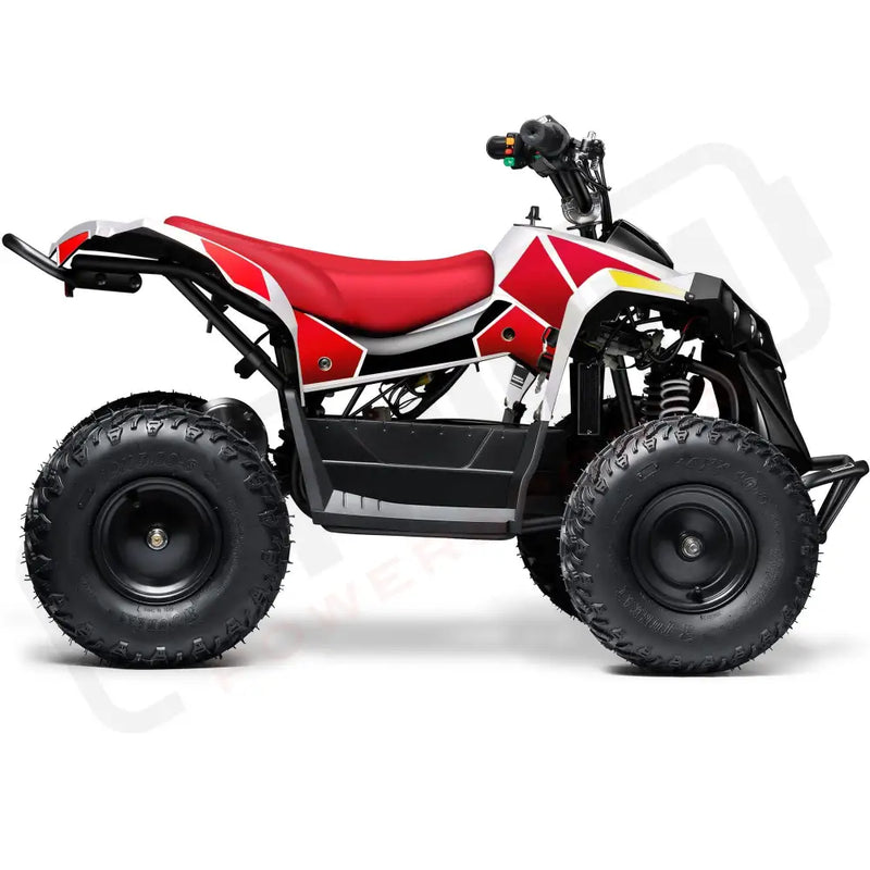 MotoTec E - Bully 36v 1000w ATV White - Lithium Powersports