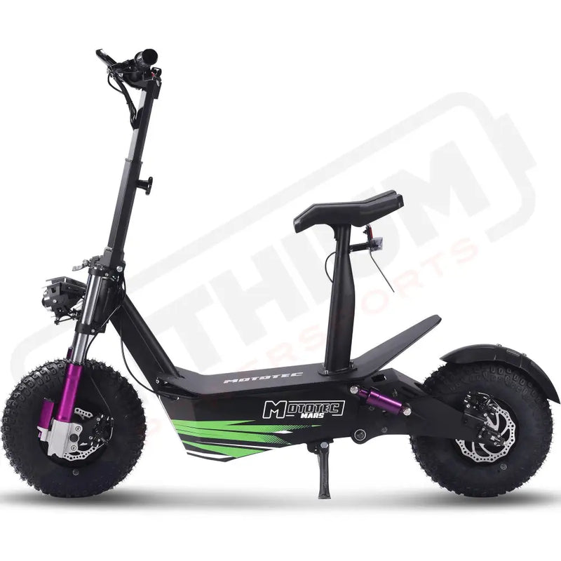 Mototec Mars 48v 2500w Lithium Electric Scooter - Lithium Powersports
