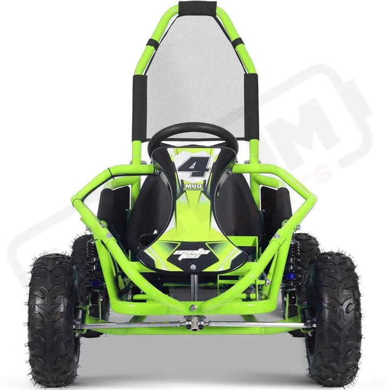 MotoTec Mud Kids Electric 48v 1000w Go Kart Full Suspension - Lithium Powersports