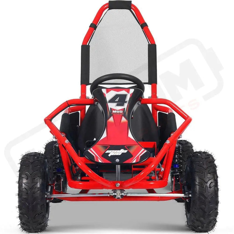 MotoTec Mud Kids Electric 48v 1000w Go Kart Full Suspension - Lithium Powersports