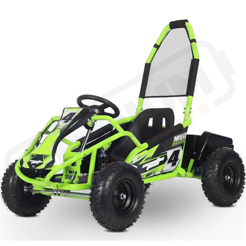 MotoTec Mud Kids Electric 48v 1000w Go Kart Full Suspension - Lithium Powersports