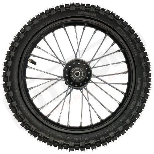 MotoTec Pro 1800w/2000w Dirt Bike Full Front Wheel 60/100-14