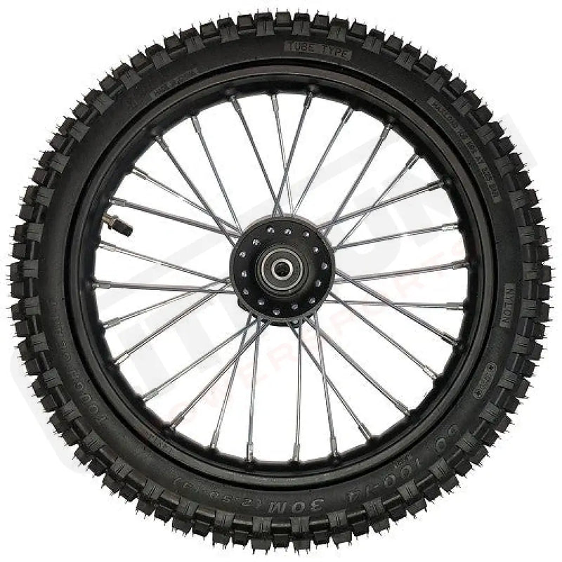 MotoTec Pro 1800w/2000w Dirt Bike Full Front Wheel 60/100-14