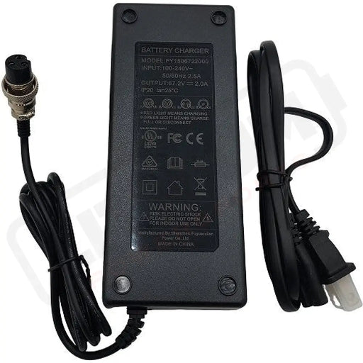 MotoTec Pro Dirt Bike 2000w 60v Charger Lithium