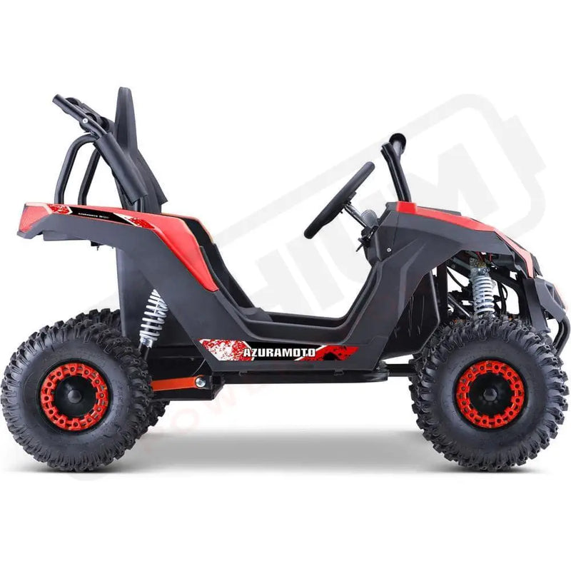 MotoTec Raider Kids UTV 48v 1200w Full Suspension - Lithium Powersports