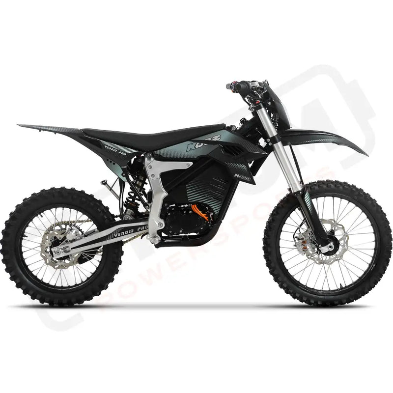 MotoTec Venom 72v 30000w Electric Dirt Bike Black eRides
