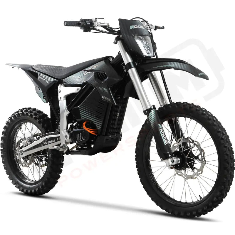 MotoTec Venom 72v 30000w Electric Dirt Bike Black eRides