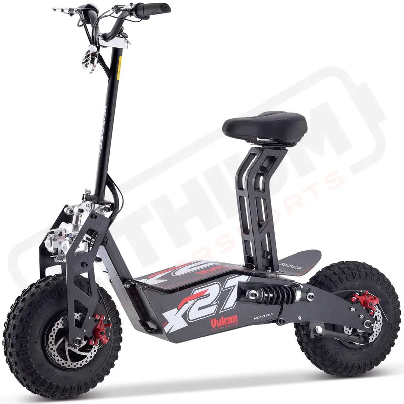 Mototec Vulcan 48v 1600w Electric Scooter Black - Lithium Powersports