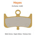 MTX Braking Gold Label HD Brake Pads - Hayes Dominion A4 - Thunder Mountain Bikes