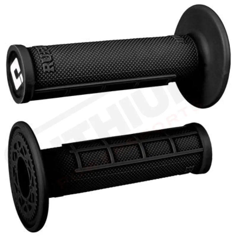ODI Ruffian Half-Waffle MX Grips Black Grips