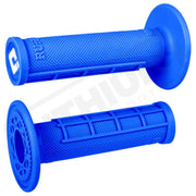 ODI Ruffian Half-Waffle MX Grips Blue Grips