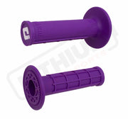 ODI Ruffian Half-Waffle MX Grips Purple Grips