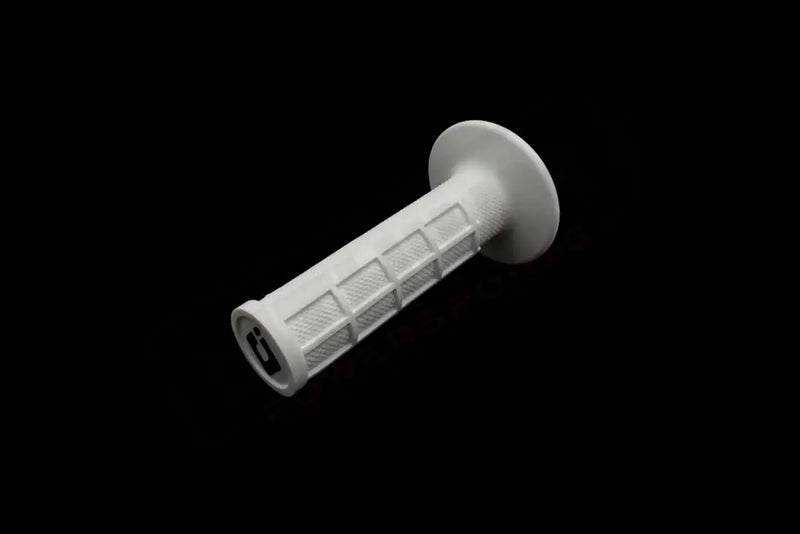 ODI Ruffian Half-Waffle MX Grips - White - Grips