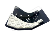 Premium Aluminum Bash Plate for Surron LBX - Silver - TS Premium Bash Guard