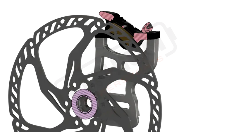 Prickly EMoto 220mm Rear Caliper Mount - Vehicles & Parts