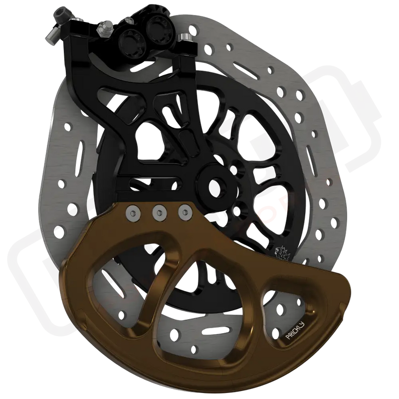 Prickly EMoto Disc Guard Fin - 250mm / Bronze - Vehicles & Parts
