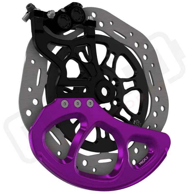 Prickly EMoto Disc Guard Fin - 250mm / Fuchsia - Vehicles & Parts