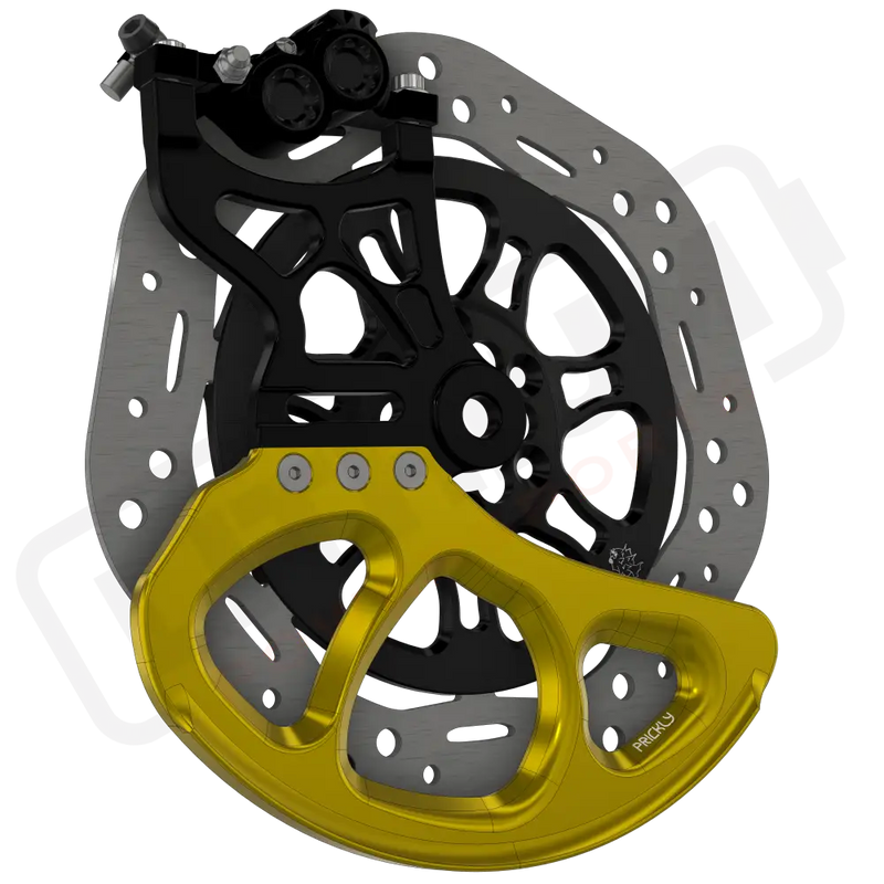 Prickly EMoto Disc Guard Fin - 250mm / Gold - Vehicles & Parts