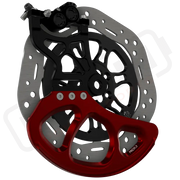 Prickly EMoto Disc Guard Fin - 250mm / Red - Vehicles & Parts