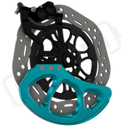Prickly EMoto Disc Guard Fin - 250mm / Turquoise - Vehicles & Parts