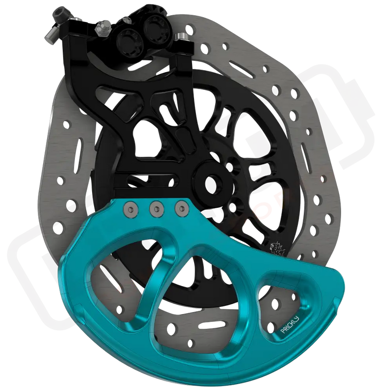 Prickly EMoto Disc Guard Fin - 250mm / Turquoise - Vehicles & Parts