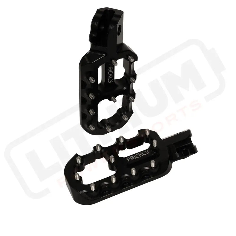 Prickly EMoto Foot Pegs MX - Black / LBX, E Ride, 79 - Vehicles & Parts
