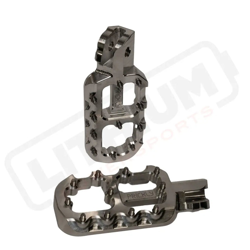 Prickly EMoto Foot Pegs MX - Raw / LBX, E Ride, 79 - Vehicles & Parts