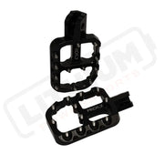 Prickly EMoto Foot Pegs Wide - Black / LBX, E Ride, 79 - Vehicles & Parts