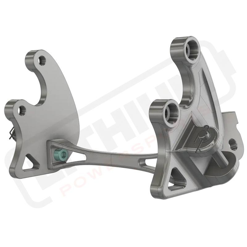 Prickly Footpeg Brackets E Ride - Raw - Vehicles & Parts