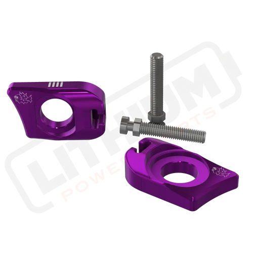Prickly Surron Ultra Bee Axle Blocks - Fuchsia - Body & Frame