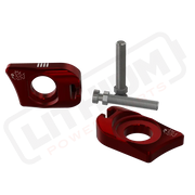 Prickly Surron Ultra Bee Axle Blocks - Red - aftermarket parts