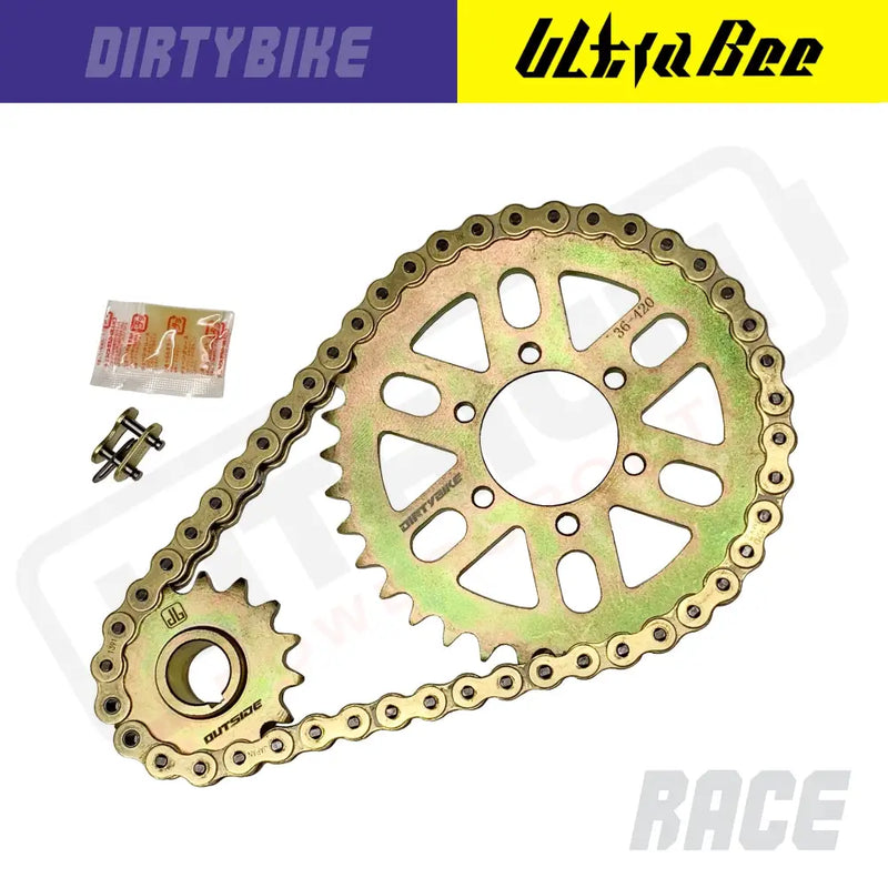 Race Primary Belt to Chain Conversion Kit | 420 RK MXZ | Surron Ultra Bee - Chain Drive Ultra Bee