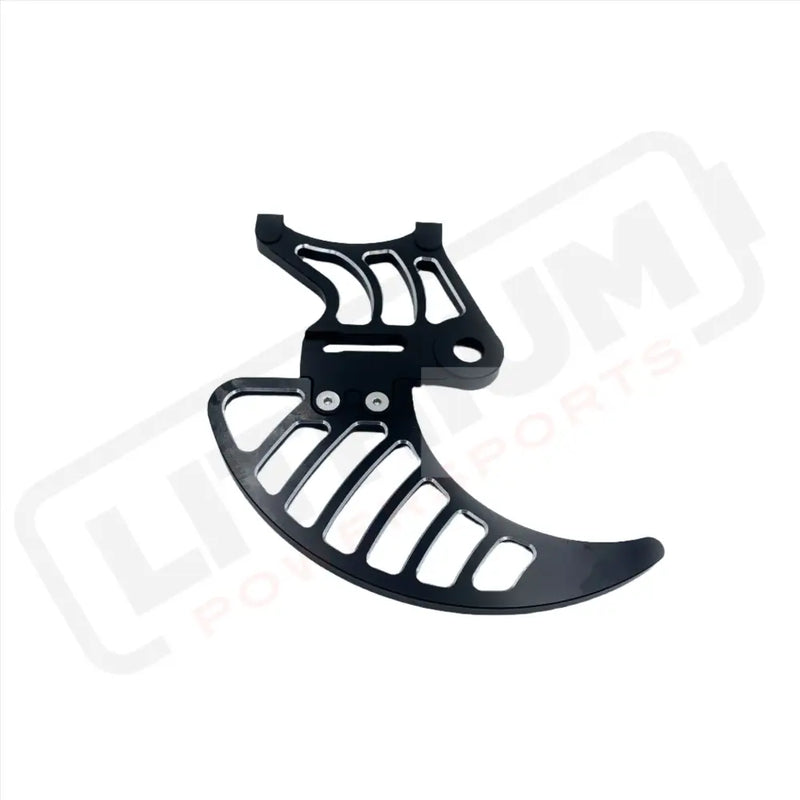 Rear Brake Disk Guard | Aluminum | Surron LBX - Black - Brake Disk Guard