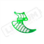 Rear Brake Disk Guard | Aluminum | Surron LBX - Green - Brake Disk Guard
