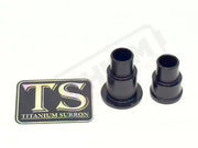Rear Wheel Spacers for Surron Segway E-Ride Pro - Black / Aluminum - Wheel Spacer