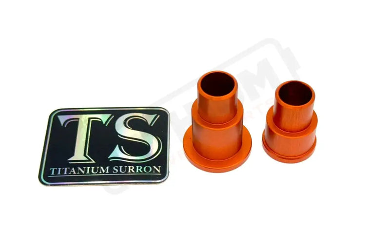 Rear Wheel Spacers for Surron Segway E-Ride Pro - Burnt Orange / Aluminum - Wheel Spacer