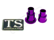 Rear Wheel Spacers for Surron Segway E-Ride Pro - Purple / Aluminum - Wheel Spacer