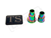 Rear Wheel Spacers for Surron Segway E-Ride Pro - Rainbow / Titanium - Wheel Spacer