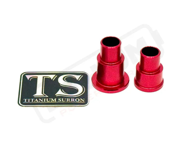 Rear Wheel Spacers for Surron Segway E-Ride Pro - Red / Aluminum - Wheel Spacer