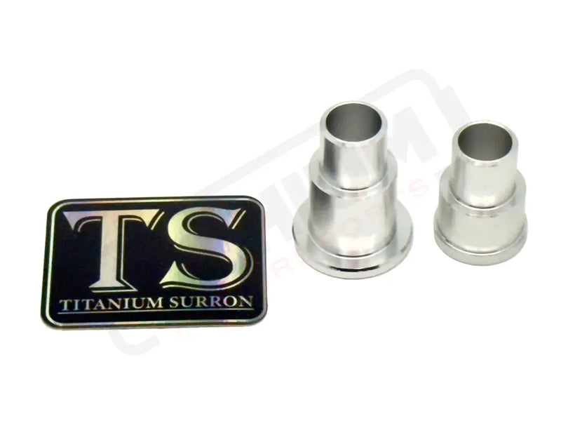 Rear Wheel Spacers for Surron Segway E-Ride Pro - Silver / Aluminum - Wheel Spacer