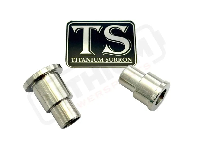 Rear Wheel Spacers for Surron Segway E-Ride Pro - Silver / Titanium - Wheel Spacer