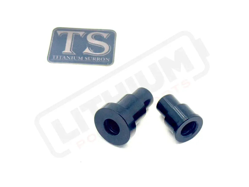 Rear Wheel Spacers for Talaria MX3 MX4 XXX - Black / Aluminum - Wheel Spacer
