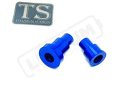 Rear Wheel Spacers for Talaria MX3 MX4 XXX - Blue / Aluminum - Wheel Spacer