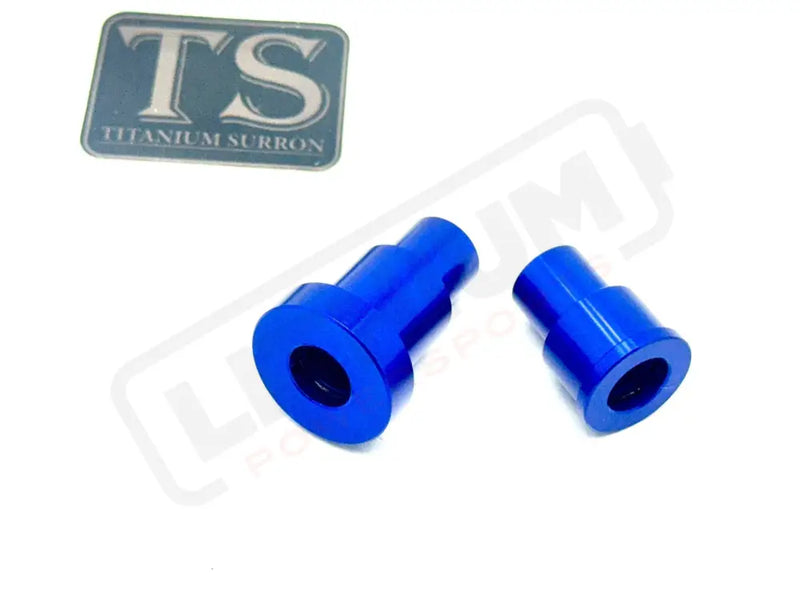 Rear Wheel Spacers for Talaria MX3 MX4 XXX - Blue / Aluminum - Wheel Spacer