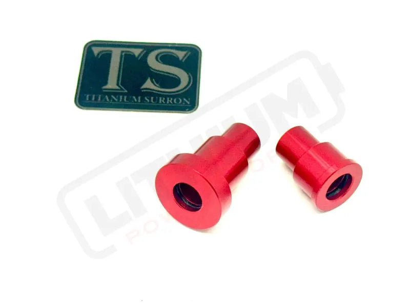 Rear Wheel Spacers for Talaria MX3 MX4 XXX - Red / Aluminum - Wheel Spacer