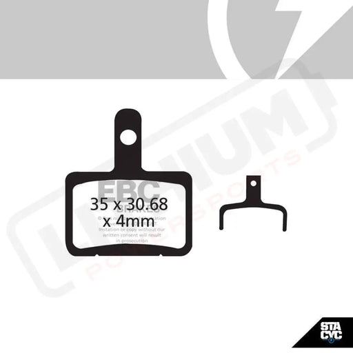 REPLACEMENT BRAKE PADS 18E/20EDRIVE (CFA327) - Lithium Powersports