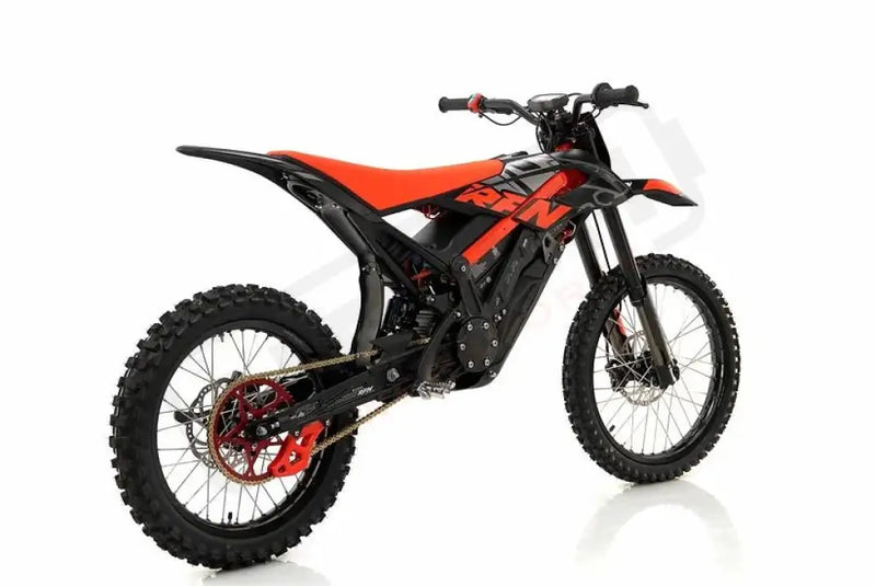 RFN Ares Rally Pro 74V35AH Electric Dirt Bike Black/Red - Lithium Powersports