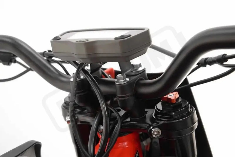 RFN Ares Rally Pro 74V35AH Electric Dirt Bike Black/Red - Lithium Powersports